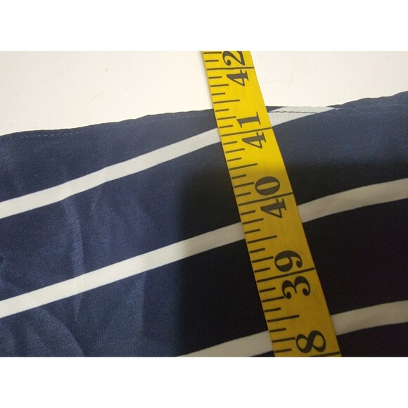 Women Vince Camuto Blue White Stripe Dress Plus 20 Drawstring Waist - Picture 6 of 6